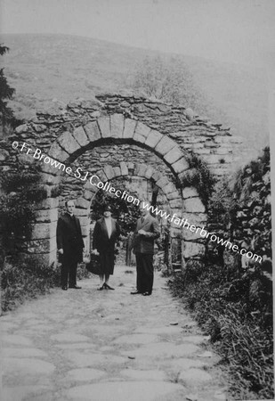 AT THE ENTRANCE GATE TO THE CITY OF GLENDALOUGH